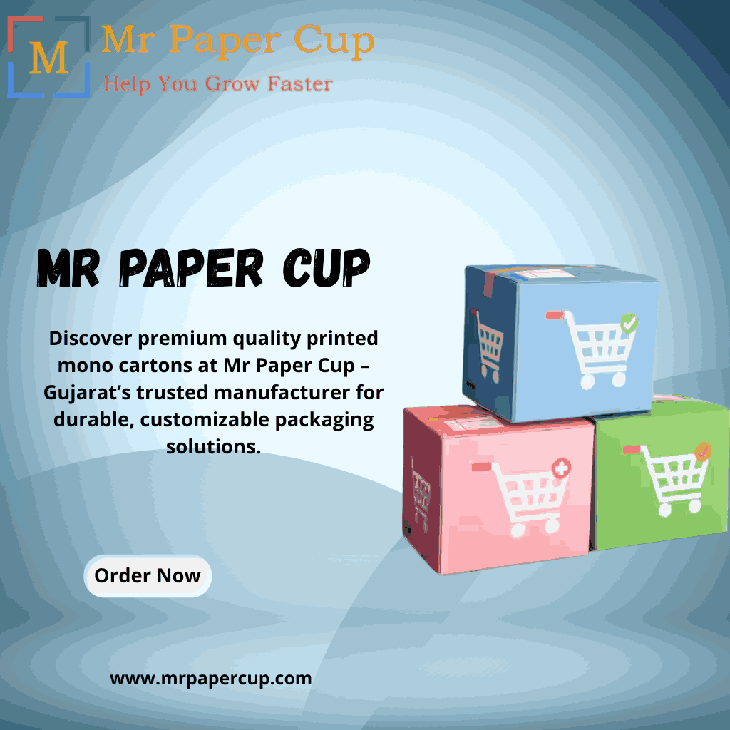 Printed Mono Cartons​ Manufacturer in Gujarat