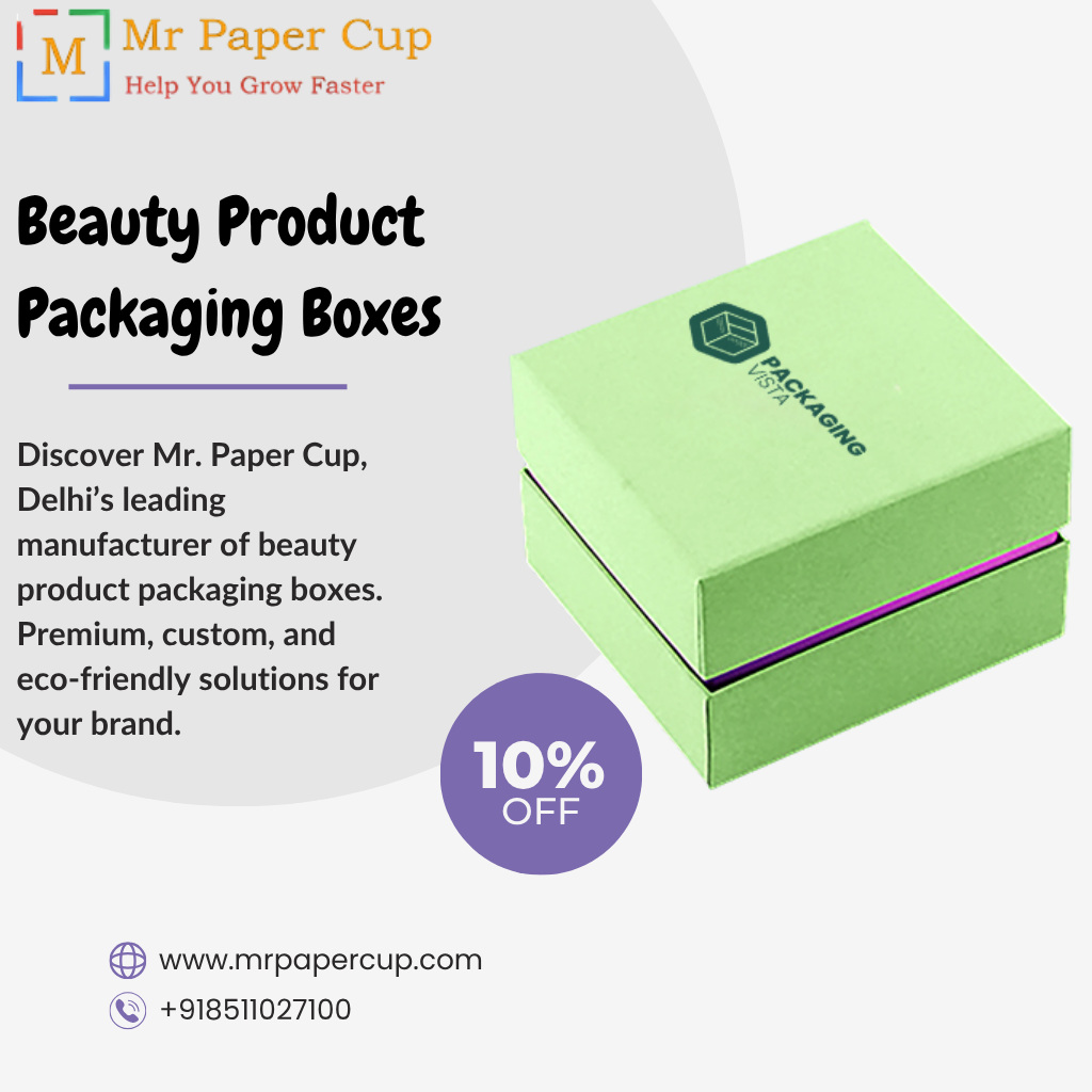 Beauty Product Packaging Boxes Manufacturer in Delhi