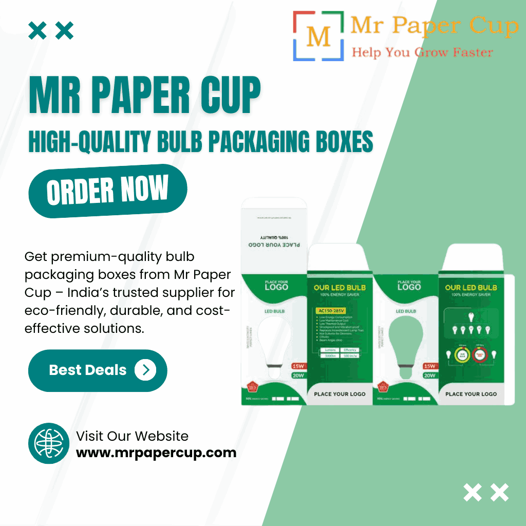 Bulb Packaging Boxes Supplier from India