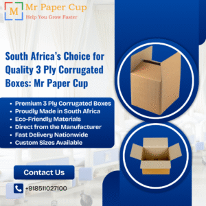 3 Ply Corrugated Boxes by Mr Paper Cup