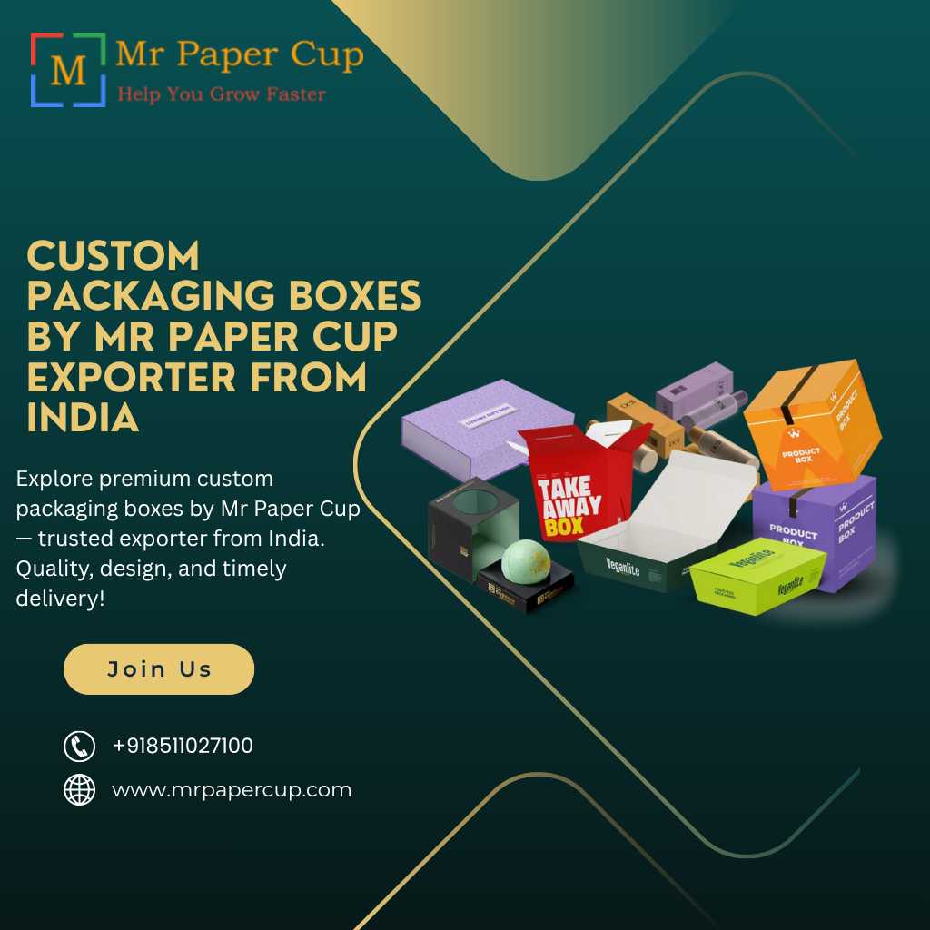 Custom Packaging Boxes Exporters
