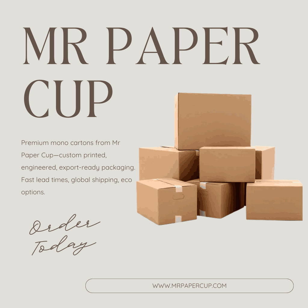 Custom printed and designed mono carton