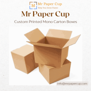 Custom printed and designed mono carton