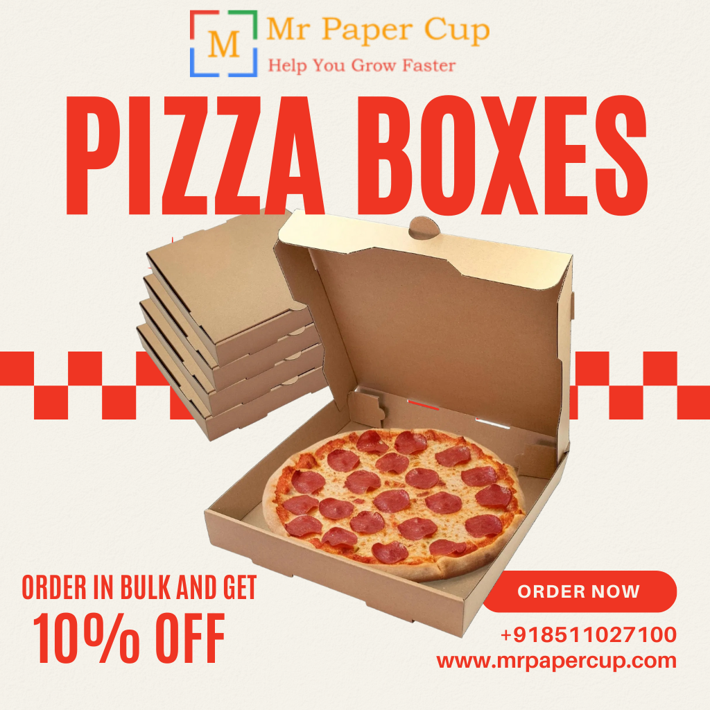 Customisable pizza boxes