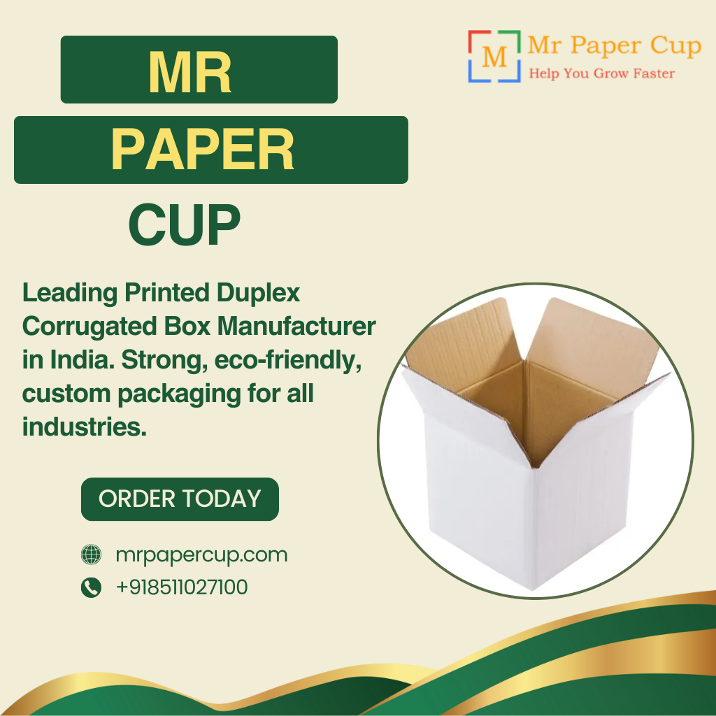 Printed Duplex Corrugated Box Manufacturer