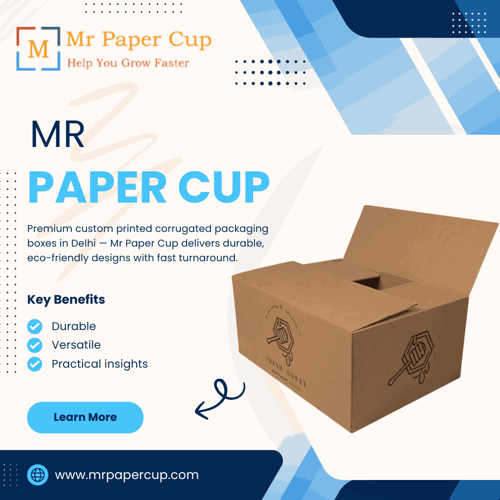 Custom Printed Corrugated Packaging Box