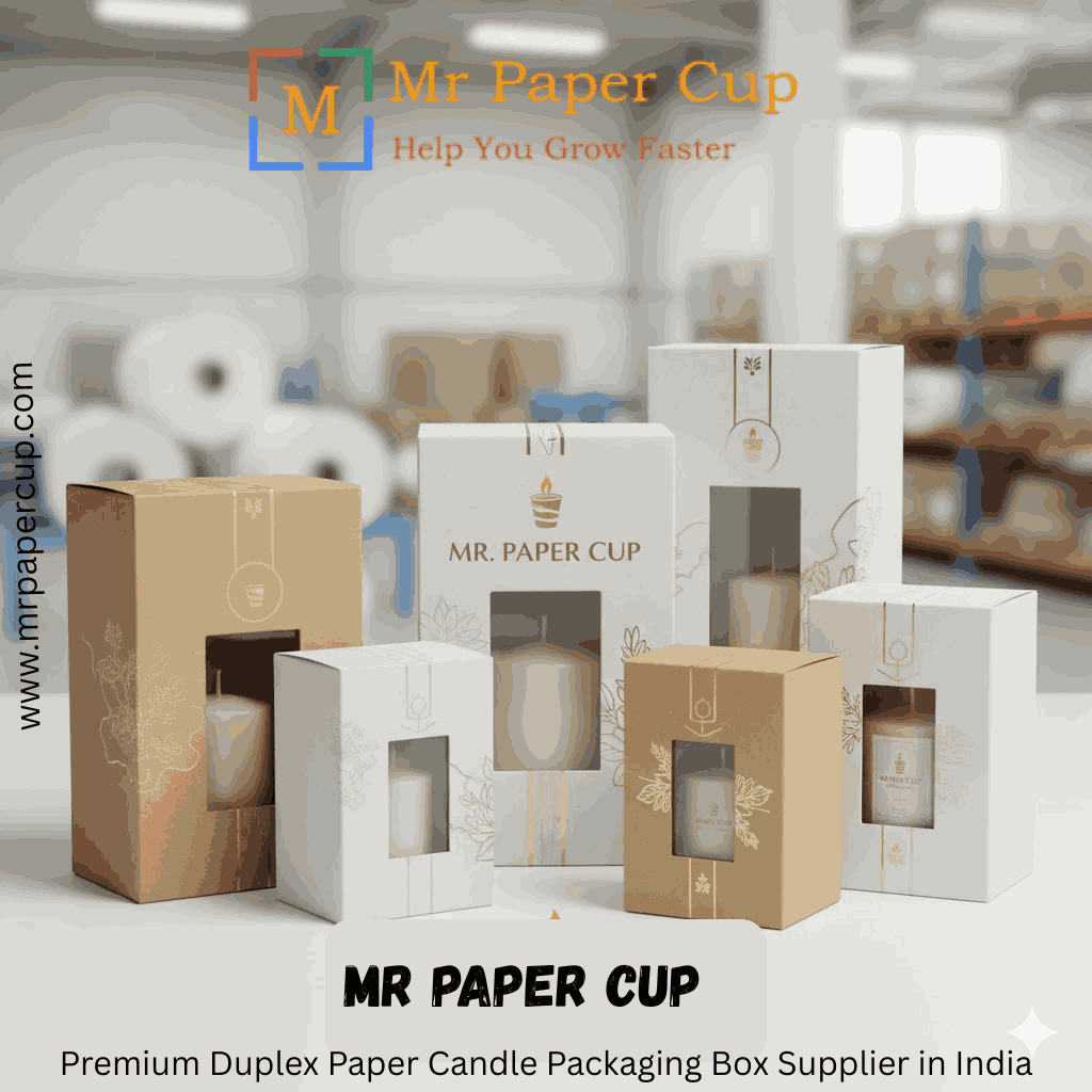 Duplex Paper Candle Packaging Box Supplier