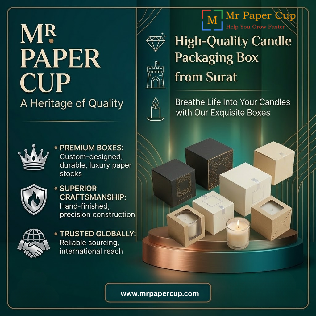 Candle Packaging Box Supplier from Surat