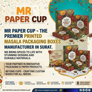 Printed Masala Packaging Boxes Manufacturer