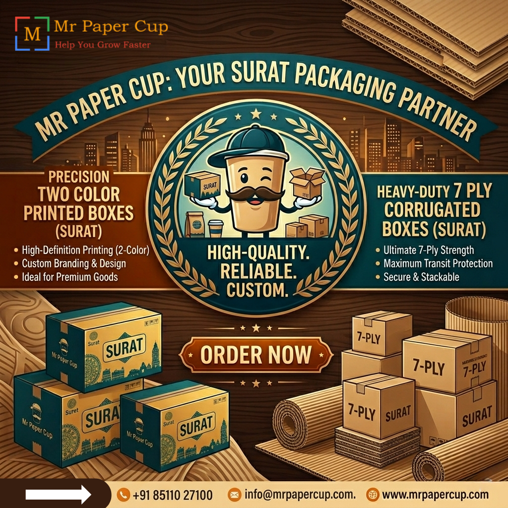 Two Color Printed Box Surat