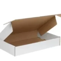 Die Cut White Corrugated Box